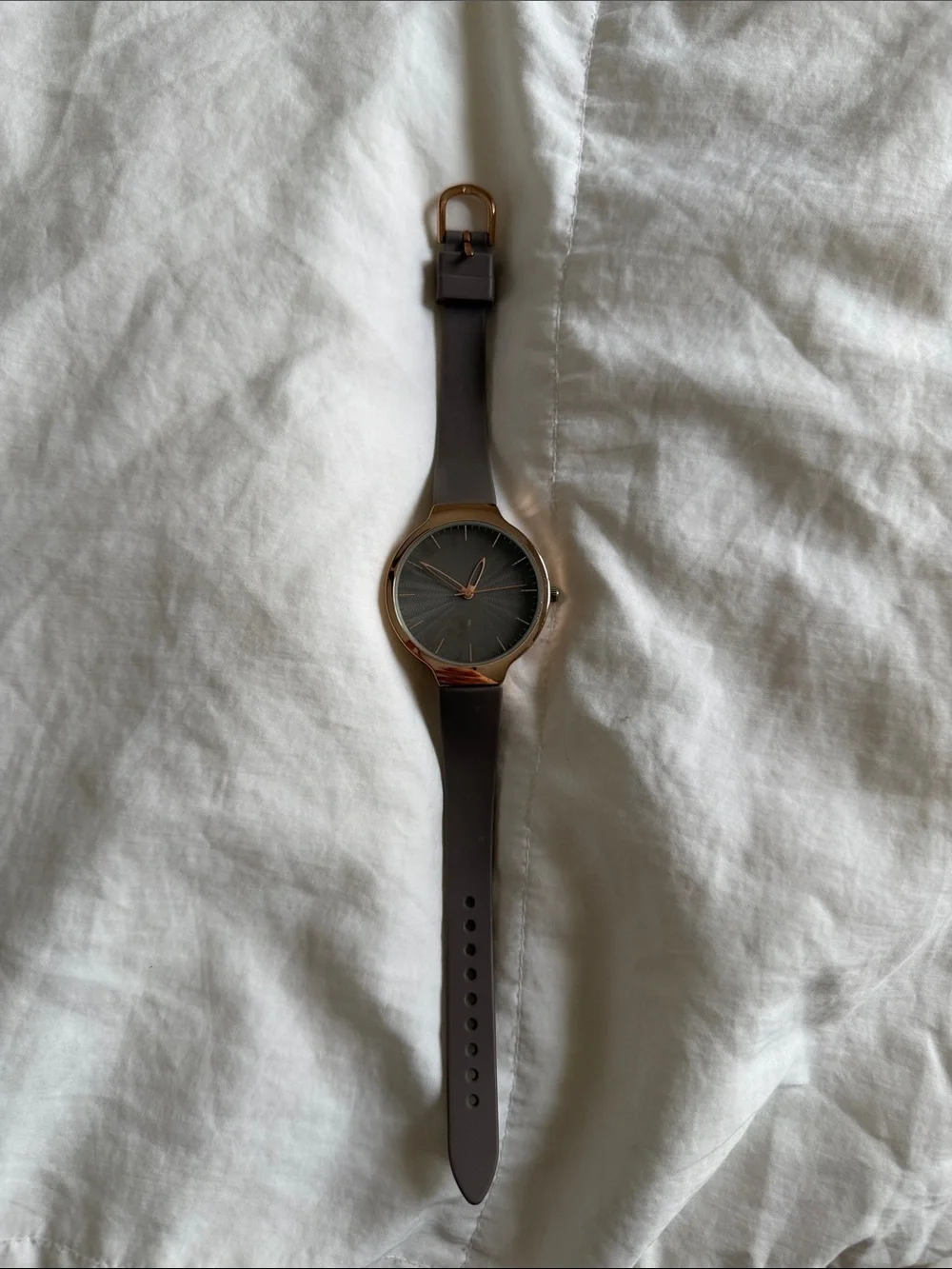 Minimal Women’s Watch - Brown Strap with Rose Gold Case
